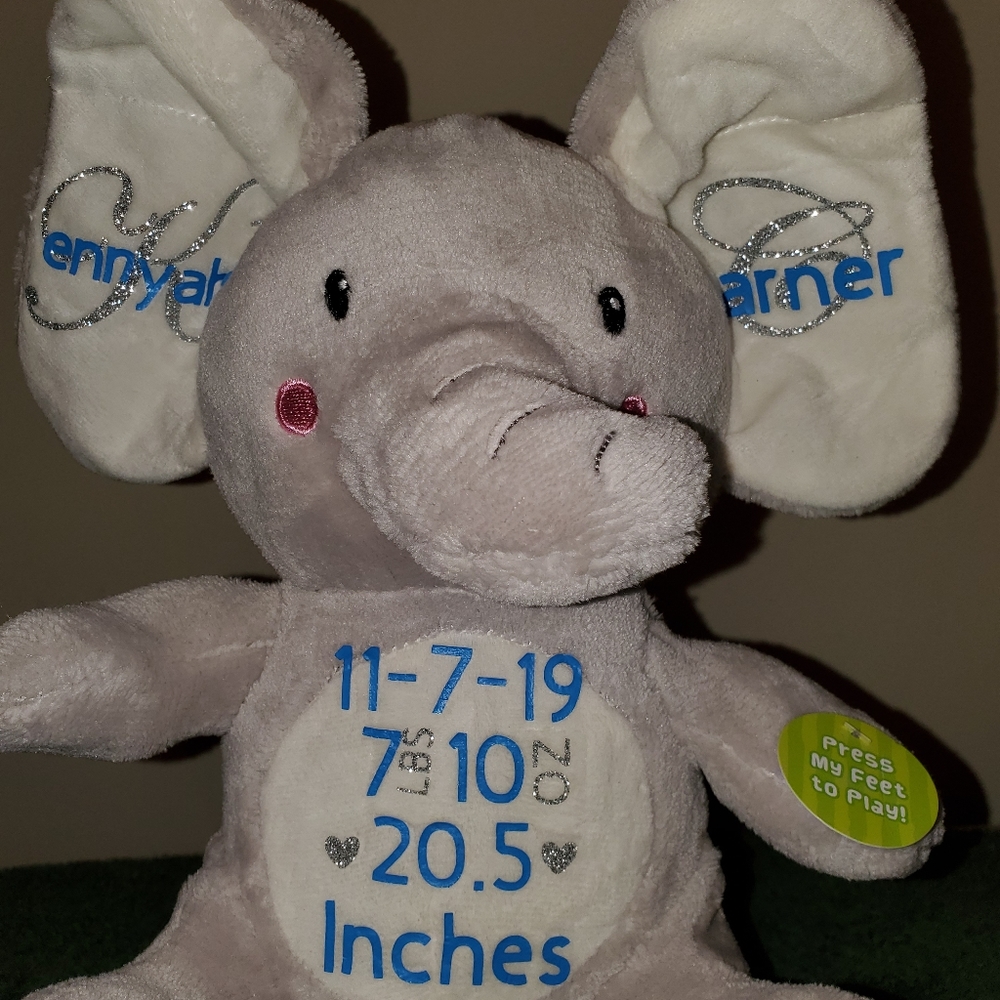 Personalized Baby Elephants